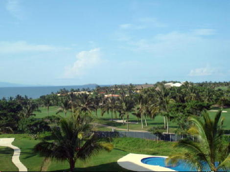 Beautiful view of Banderas Bay and Pacific Ocean.